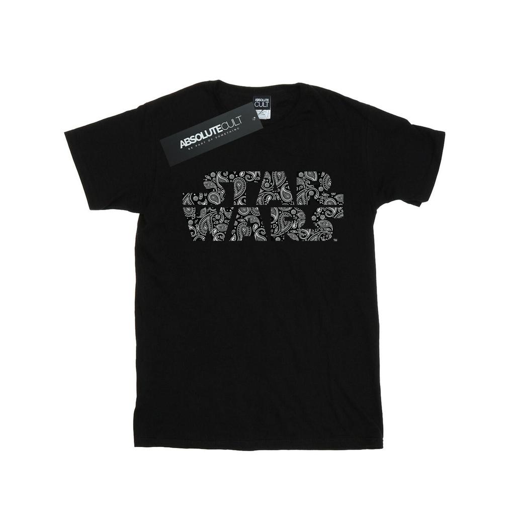 Star Wars Mens Paisley Logo T-Shirt