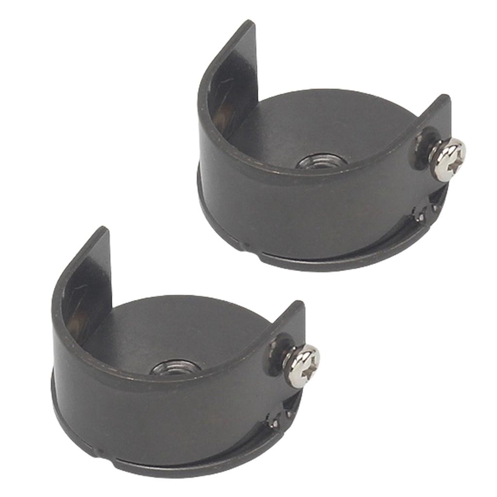 Curtain Pole Bracket Set Wall Mount Curtain Holder Brackets for 28mm Rods Modern Designing Easy Installation