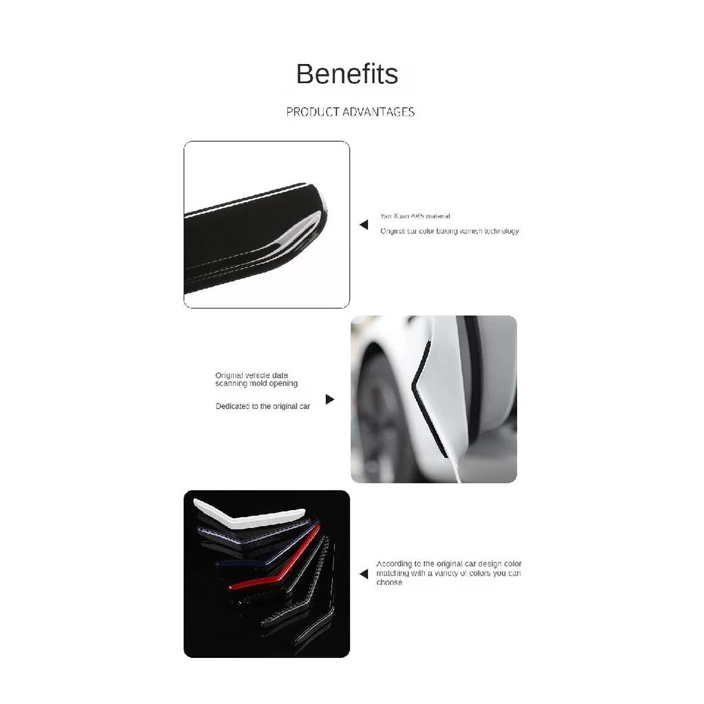 for Tesla Model Y Juniper 2025 Door Protector Strip Anti-Collision Model 3 Door Side Edge Protection Sticker Guard Accessories Interior Mirrors 6