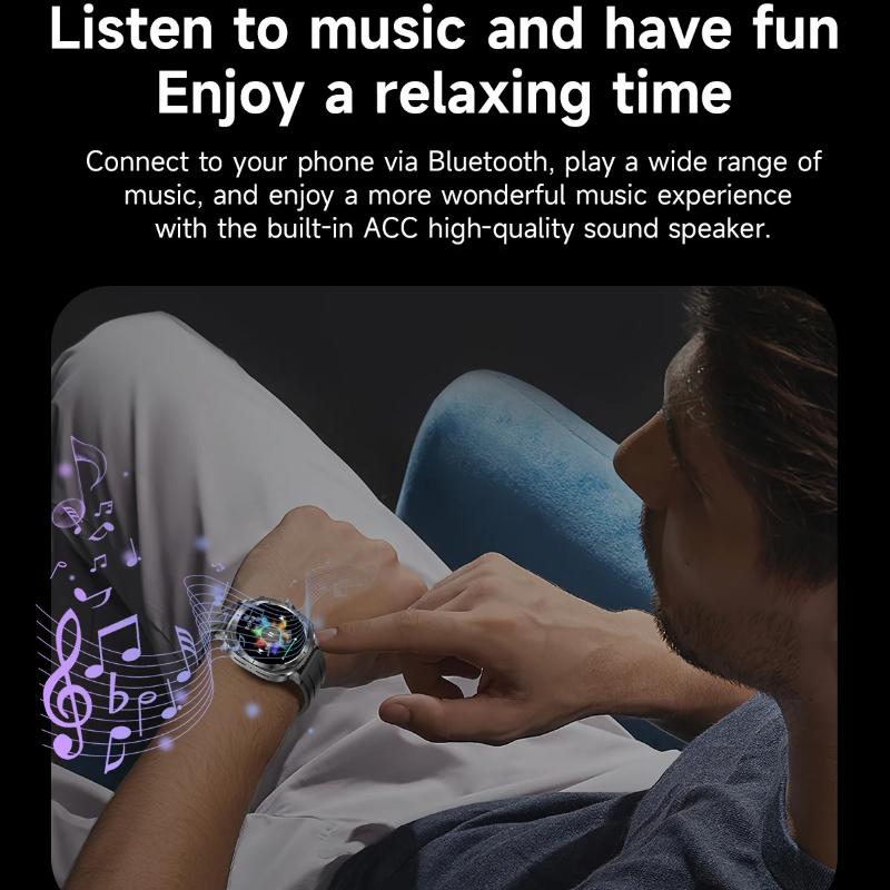 2025 Новые Часы 7 Мочевая кислота Артериальное давление Кислород крови Анализ тела Смарт-часы ЭКГ+ФПГ Часы Смарт-часы Мужские