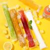 20/60 шт. одноразовые пакеты для мороженого с формами для мороженого, трубка для морозильной камеры без BPA с уплотнениями на молнии, палочки для йогурта, мороженого, сумка для сока, фруктовых коктейлей