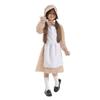 Girls Prairie Pioneer Girl Costume Halloween Stage Party Fancy Dress
