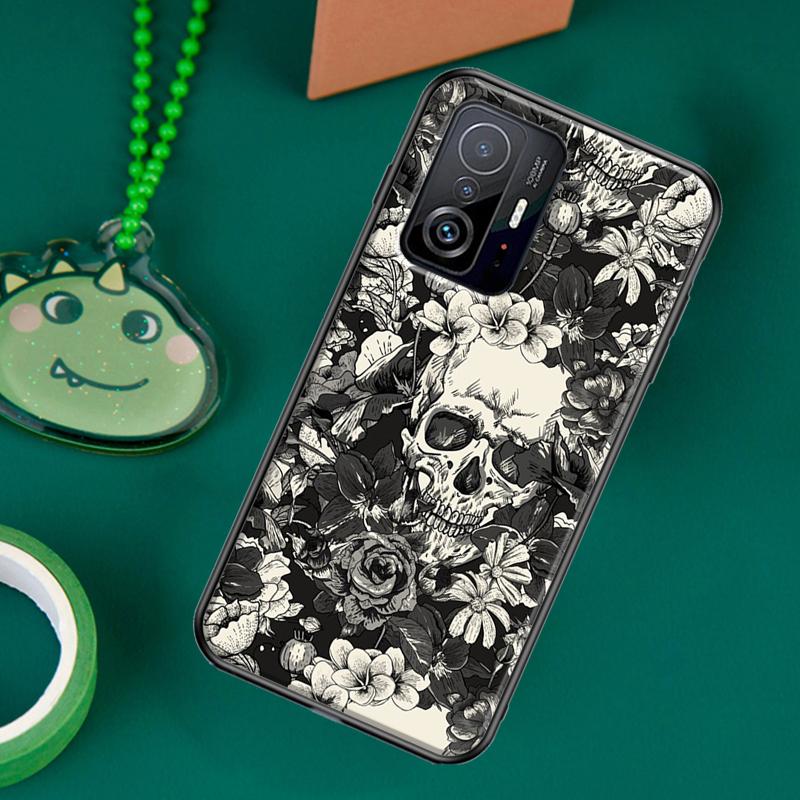 Готический модный чехол с черепом для POCO F5 X5 X3 Pro X4 F4 GT F3 M5s C40 чехол для Xiaomi 13 12 Lite 11T 12T Pro 12X