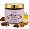Nains Herbals Кофе Шоколад Грецкий орех Отшелушивающий скраб для лица и тела Для мгновенного удаления загара, Сияющая кожа | С маслом ши для сухой, тусклой кожи | D