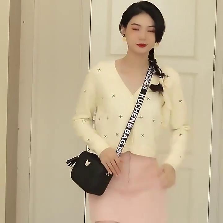 Butterfly Diamond Square Bag for Women Leather Shoulder Crossbody Bags Casual Messenger Bag