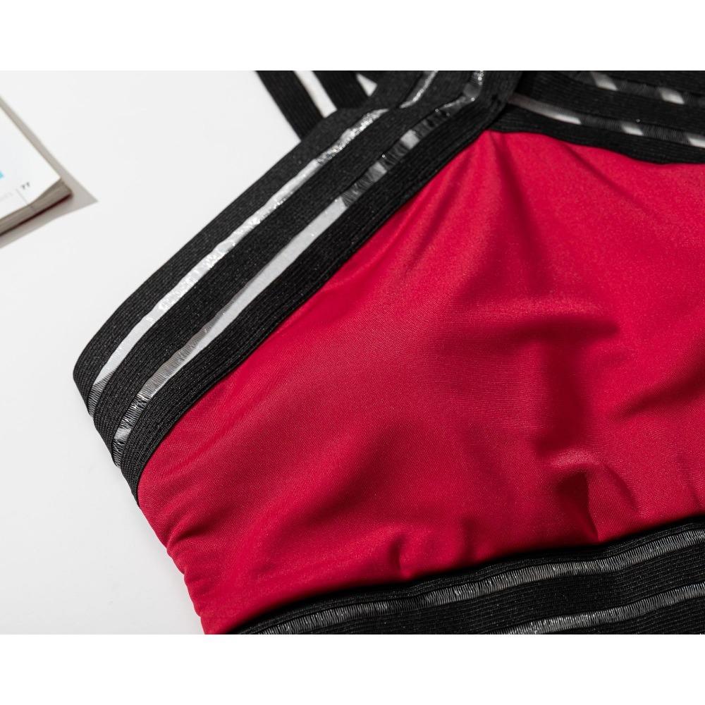 Крест черный купальники женские летние праздничные костюмы бинты Монокини бикини купальник сетчатый пляжный купальный костюм