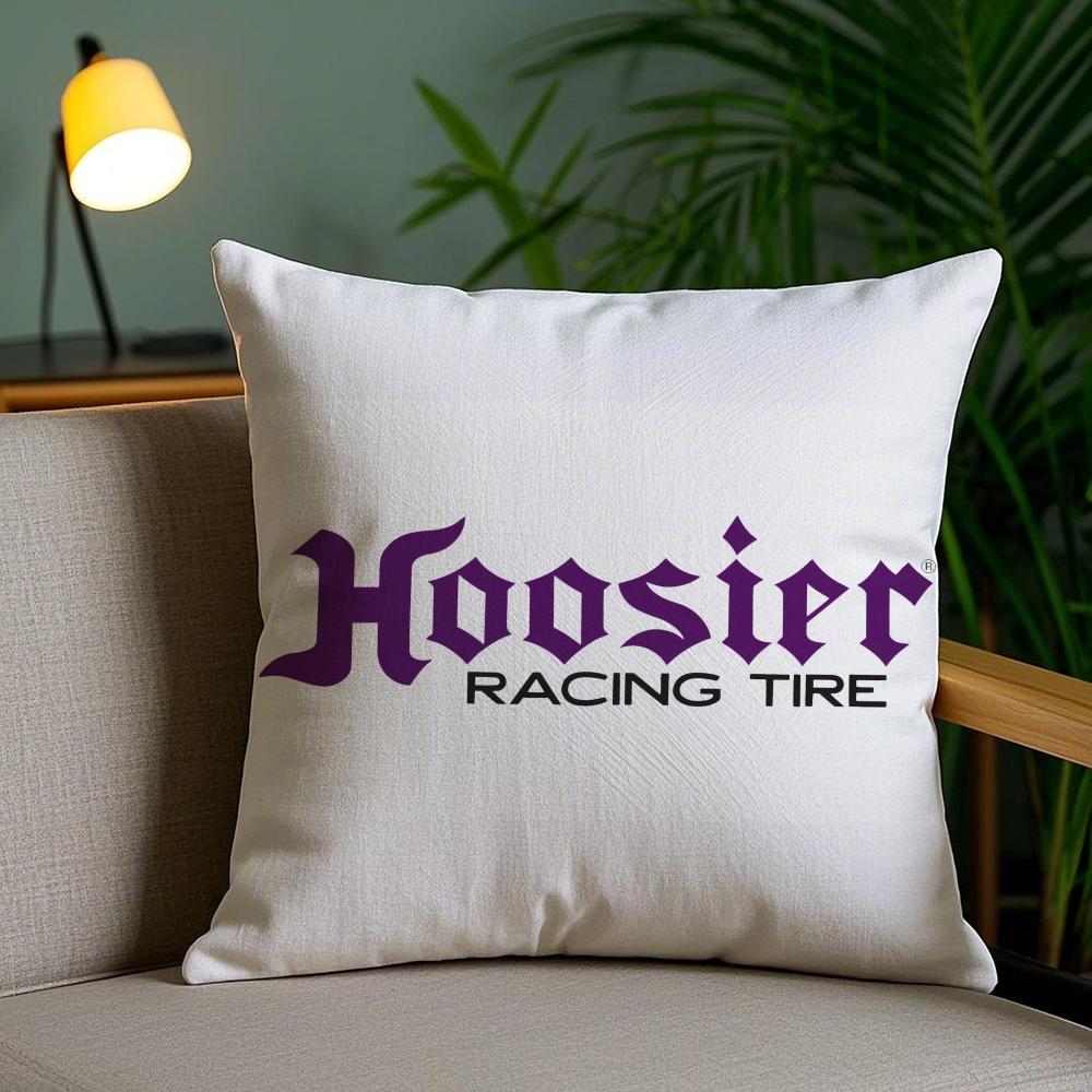 H-Hoosier Racing Декоративная наволочка Плюшевая ткань Мягкая Двусторонняя печать Невидимая молния Наволочка для подушки на диван Домашний декор