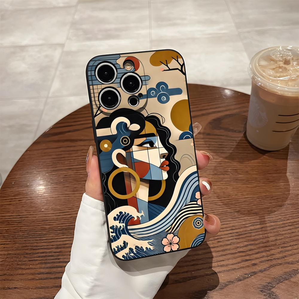 Арт Пабло Пикассо Кубизм Чехол для телефона Для 15 Pro Max Iphone 14 Pro Max 12 16 13 Pro 11 Xr X Xs 8 7 Plus Силиконовая задняя крышка