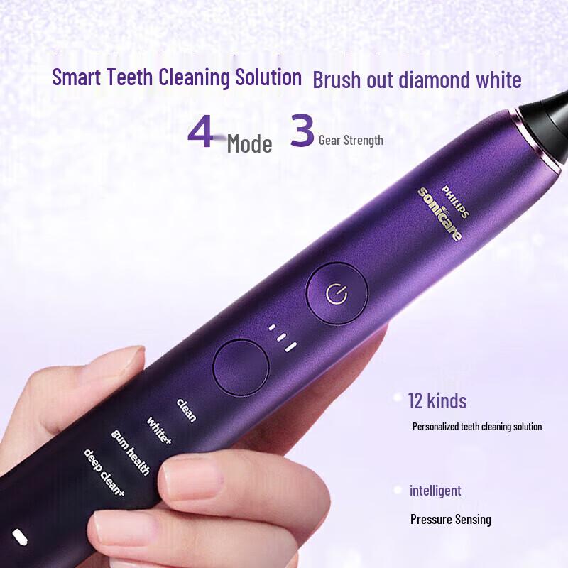 Philips Звуковая электрическая зубная щетка DiamondClean 9 Series, вилка CN (адаптер в комплекте)