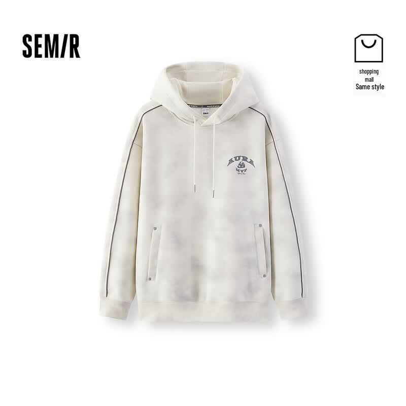 Мужской худи свитшот Semir с принтом букв