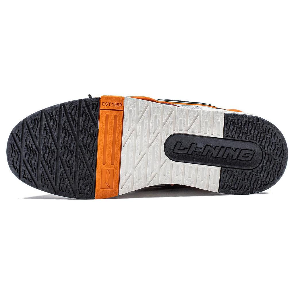 Li Ning Journey V2 Wonderful Night универсальные ретро-кеды для скейтбординга мужские кроссовки Off-White Black Gray AGCT563-2