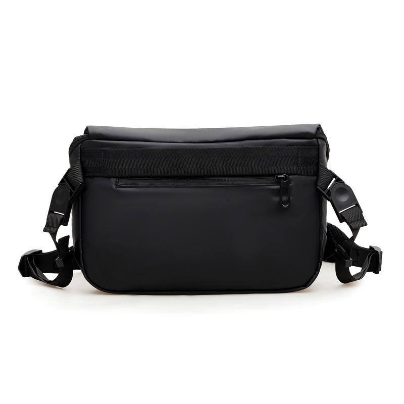 Men's Fashion Waterproof Crossbody Shoulder Bag Lightweight Large Capacity Casual PU Messenger Bag