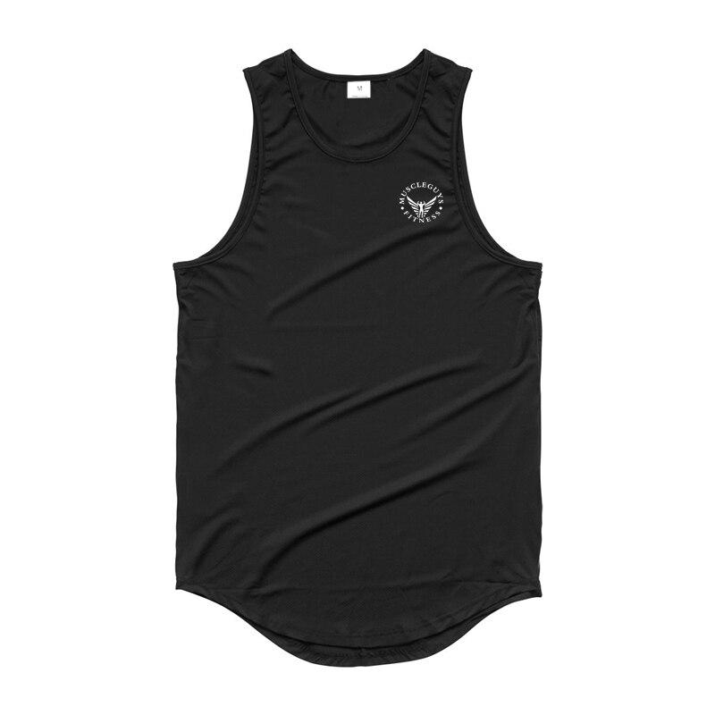 Muscleguys New Style Fashion Casual Tank Top Handsome Men Vest Bodybuilding Fitness t-Shirt Quick-drying Comfortable Sleeveless
