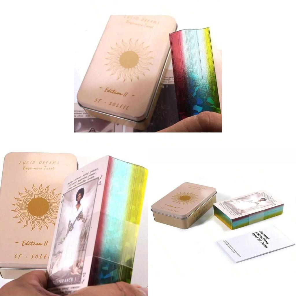 Lucid Dreams Tarot Oracle Cards With Premium Paper For Family Game Nights