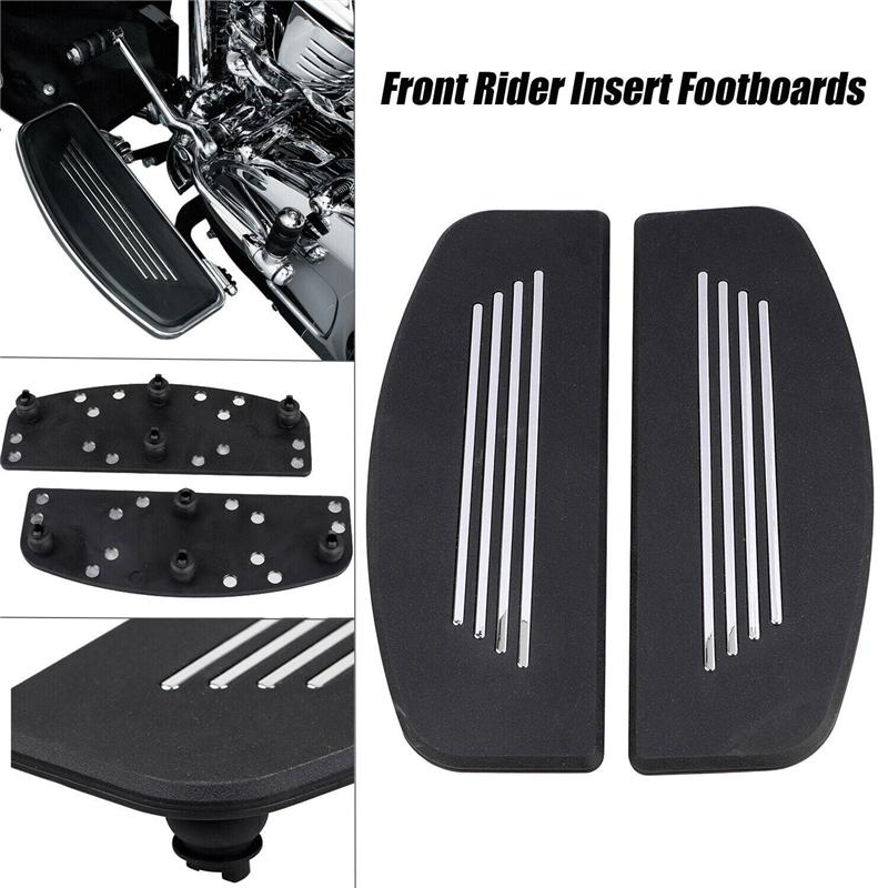 1Pair Motorcycle Front Footrest ert Foot Peg Trim For Street Electra Tri Road Glide Rider Foot Pedal Covers