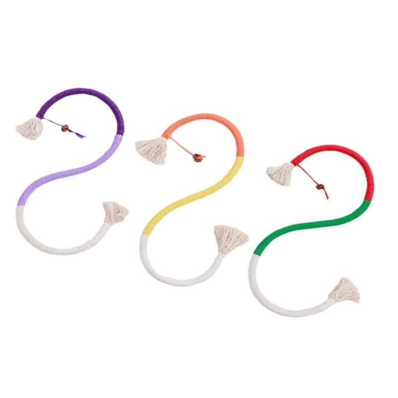 Cat Scratcher Rope Toy Cotton Rope Bite-resistant Chewing Toy Paw Claw Furniture Protector Interactive Cat Nip Teething Toys