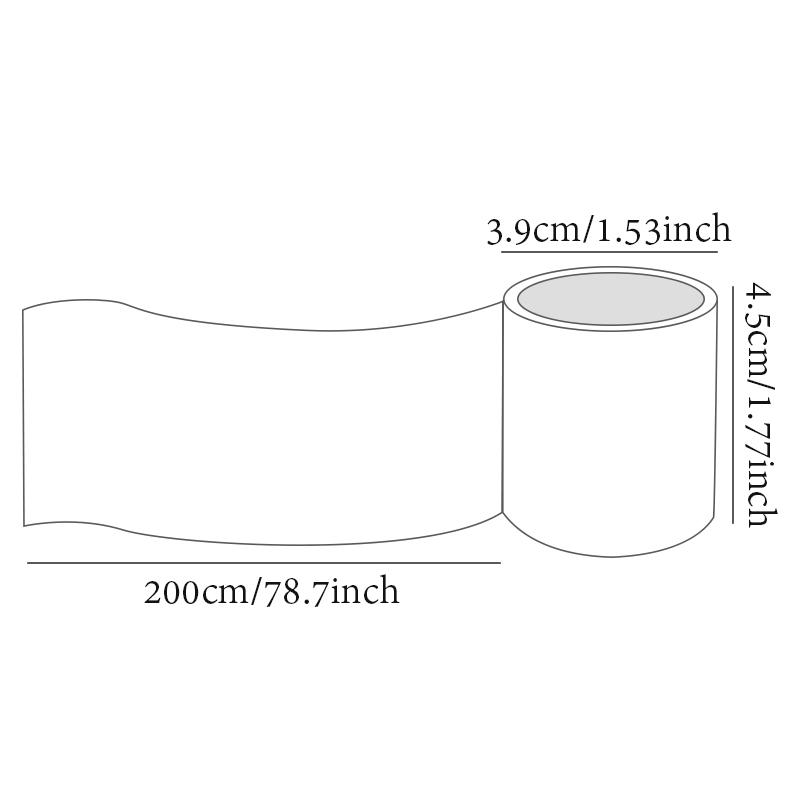 3rolls Dark Night Prom Series Halloween Dark Theme Scenic Tape DIY Handbook Collage Journal Notebook Greeting Card Post