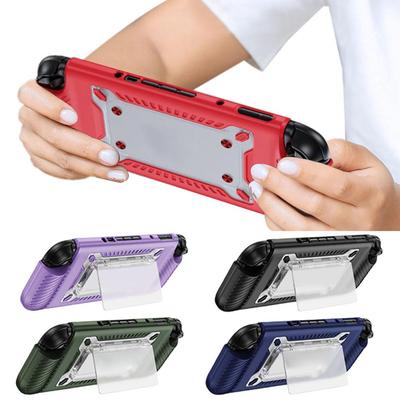 Защитный чехол для игровой консоли 2 в 1 для Switch OLED 2 с отделением для карт и подставкой, ТПУ, противоударный, противоскользящий, защитный чехол, аксессуар