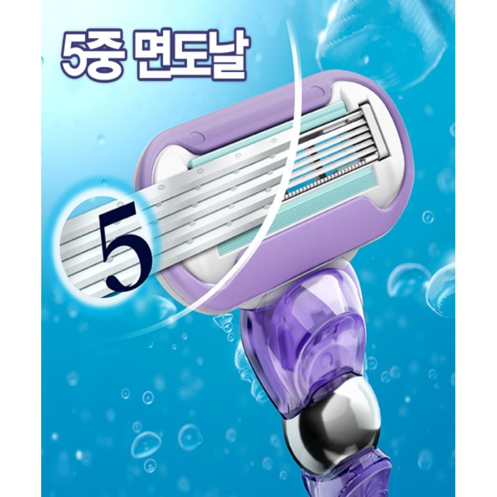 Gillette Venus Swirl Shaver 1 Handle + 2 Shaver Blades