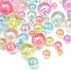 30g/bag Acrylic Transparent AB Color Ball Beads For Jewelry Making DIY Necklaces Earrings Crafts Accessories