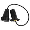 Trailer Plug Adapters 7 Pin Safe Reliable Durable Dual Head US To EU Trailer Plug for Car Sockets
