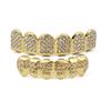 TEMU Gold-Plated Diamond-Studded Grillz Hip-Hop Tooth Jewelry