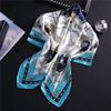 90 * 90cm New Silk Scarf Women'S Spring And Summer Decorative Scarf Sunscreen Travel Shawl Autumn And Winter Scarf Thin Edition
