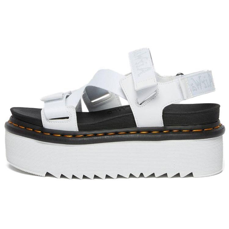 Dr. Martens Kimber Logo Webbing Strap Sandal White Men Sneakers Black Light-Grey 26797100
