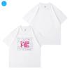 IVE Single DARE ME Merchandise Matching Short-sleeve T-shirt, Cotton Loose Print Men's and Women's Base Shirt for Summer