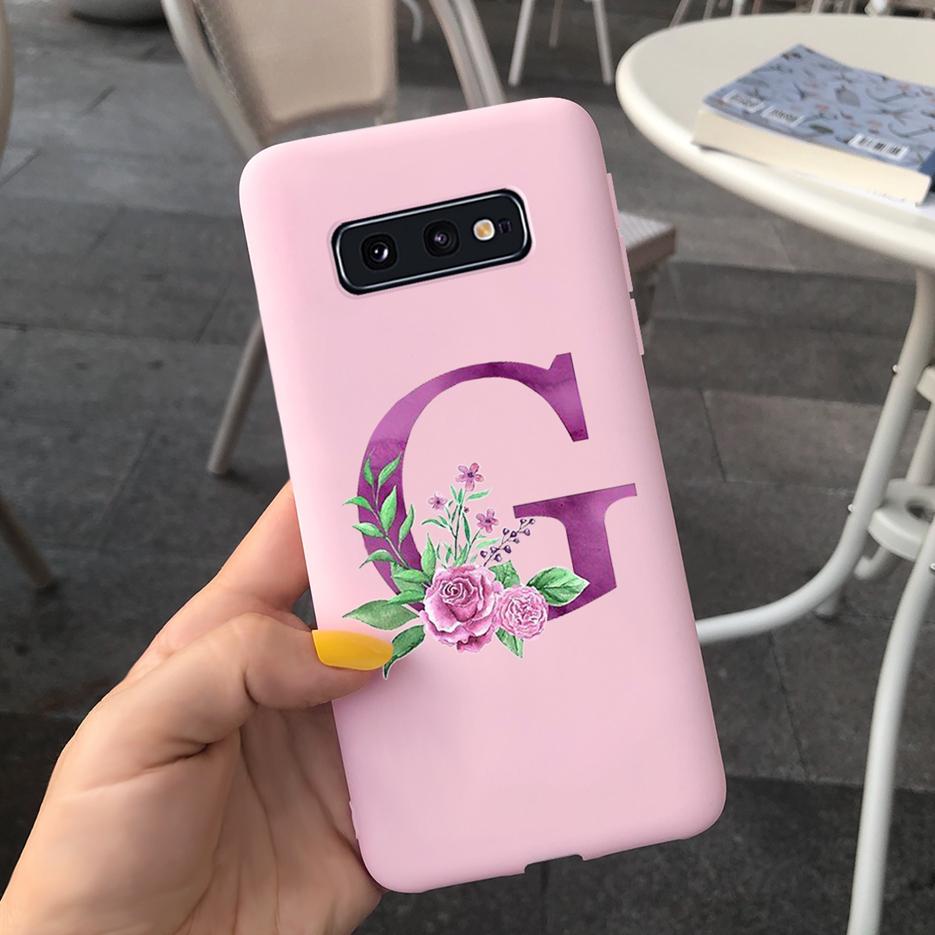 Милый Чехол С Буквами Для Samsung Galaxy S10 Plus Чехол S10 S10e Мягкий Силиконовый Задний Чехол Для Телефона Для Samsung S10 S10e S10+ Чехол Coque