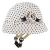 CAPOR Camellia Bicycle Helmet with Changeable Hat Dot Ivory M C621FLDL (56~59cm)