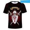 Knight Templar Men's T-shirt 3D Printing T-shirt Knight Templar Fashion Casual T-shirt Hip Hop Harajuku Streetwear Tops