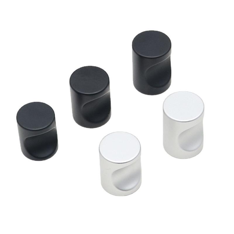 1PC Modern Simple and Round Thumb Handle, Drawer Wardrobe Door Handle