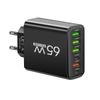 65 Вт USB PD зарядное устройство Muti Plug Ports быстрое зарядное устройство мобильный телефон Type C настенный адаптер для iPhone Xiaomi Samsung Huawei