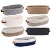 Cotton Rope Woven Basket Storage Basket Simple Toilet Basket with Handles for
