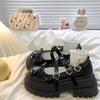 Women's Lightweight Shoes--New French Mary Jane Style Home Travel Outdoor Thick Bottomed Height Increase Comfortable and Not Tired Shoes
