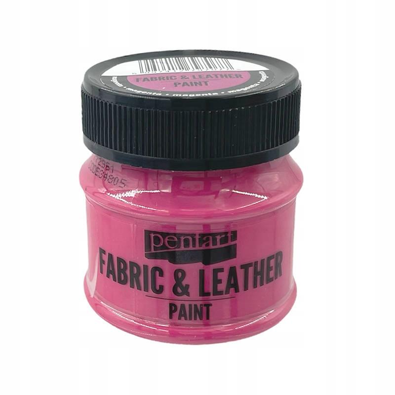 Pentart Paint For Fabrics And Leather Magenta