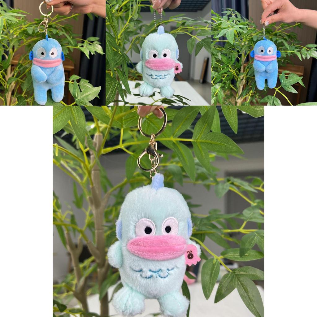 Adorable Plush Fish Monster Keychain Soft Toy With Cute Cartoon Design For Kids