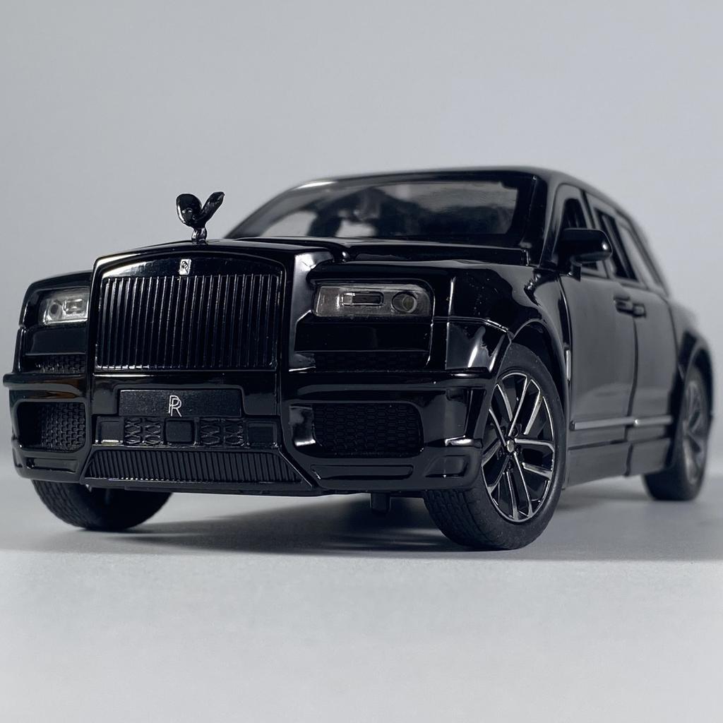 1/32 Rolls Royce Curinnan Luxury Car Alloy Diecast Metal Model Simulation Sound Light Pull Back Toys Collect Ornament Boys Gifts