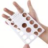 1pc Ring Sizing Card - European & US Size Conversion Chart with Measurement Circumference Guide, Durable Cardboard Jewelry Making Tool