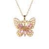 Hot Selling Pearl Butterfly Necklace, High-end Copper Plated 18K Gold, Versatile Collarbone Chain for Women