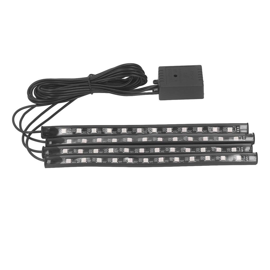 8 Color RGB Light 48 LEDs Light Strip Sound Control Lamp for Party Decoration Lighting DC5‑12V