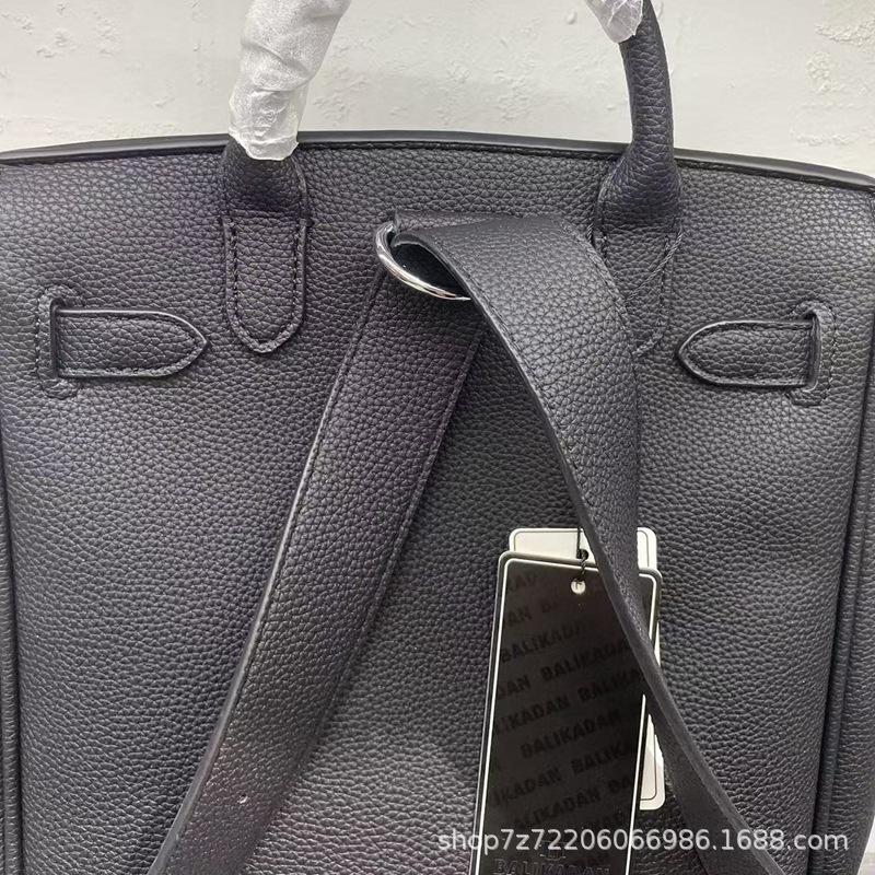 Повседневная текстура кожи рабочая поездка портативный, через плечо мужские и женские нагрудные сумки модный рюкзак школьная сумка тренд