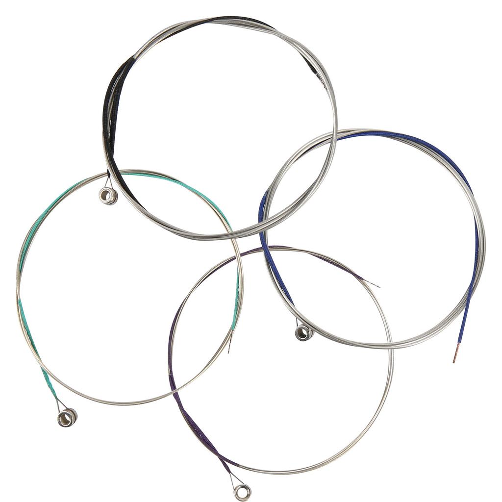 4 струны для альта A?1-й Д?2-й G?3-й С?4-я рана из никеля и серебра Никель?Покрытый металлом шар?Конечный стальной сердечник