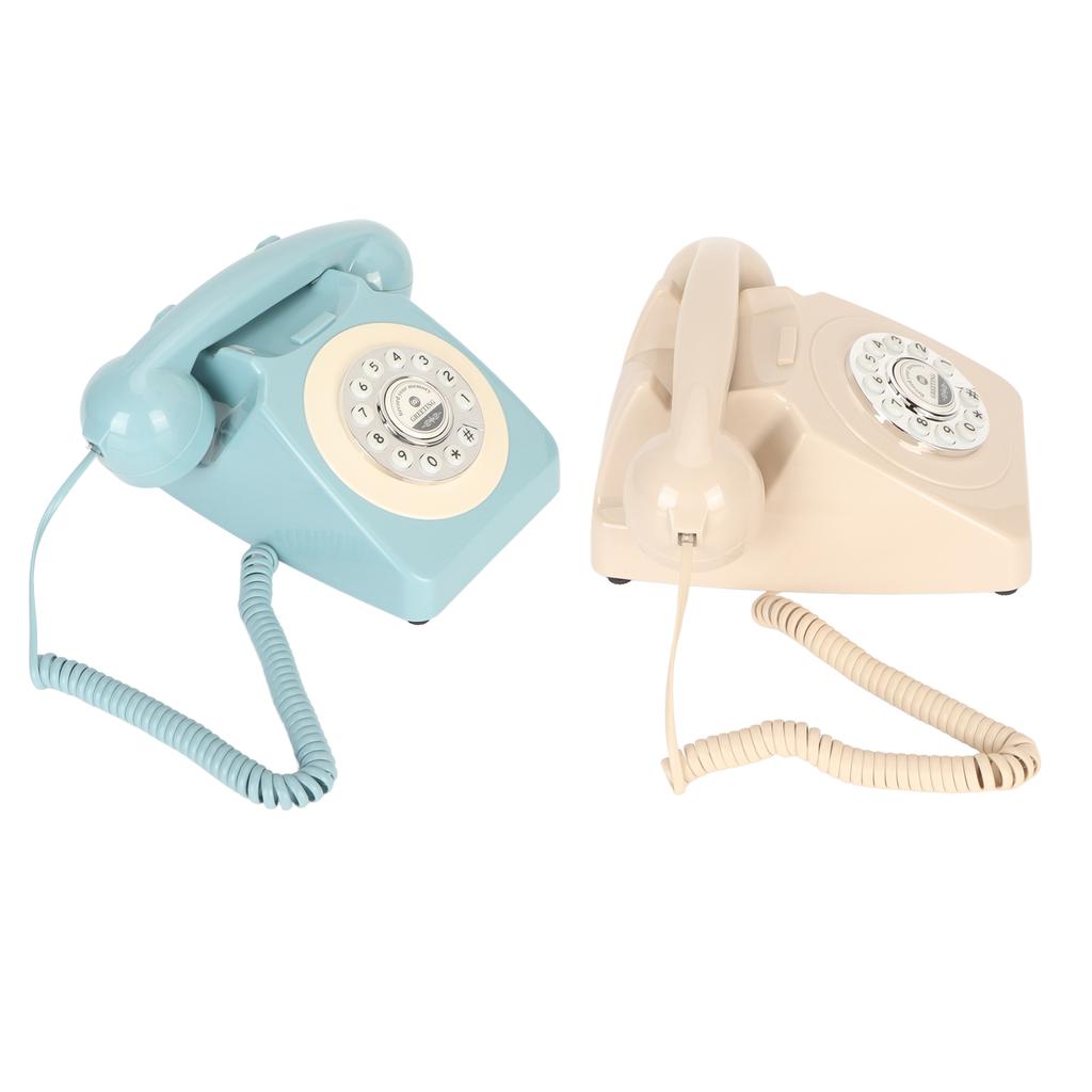 Винтажный телефон с кнопкой набора номера, запись звукового сообщения, ретро-стационарный телефон для свадебной вечеринки дома