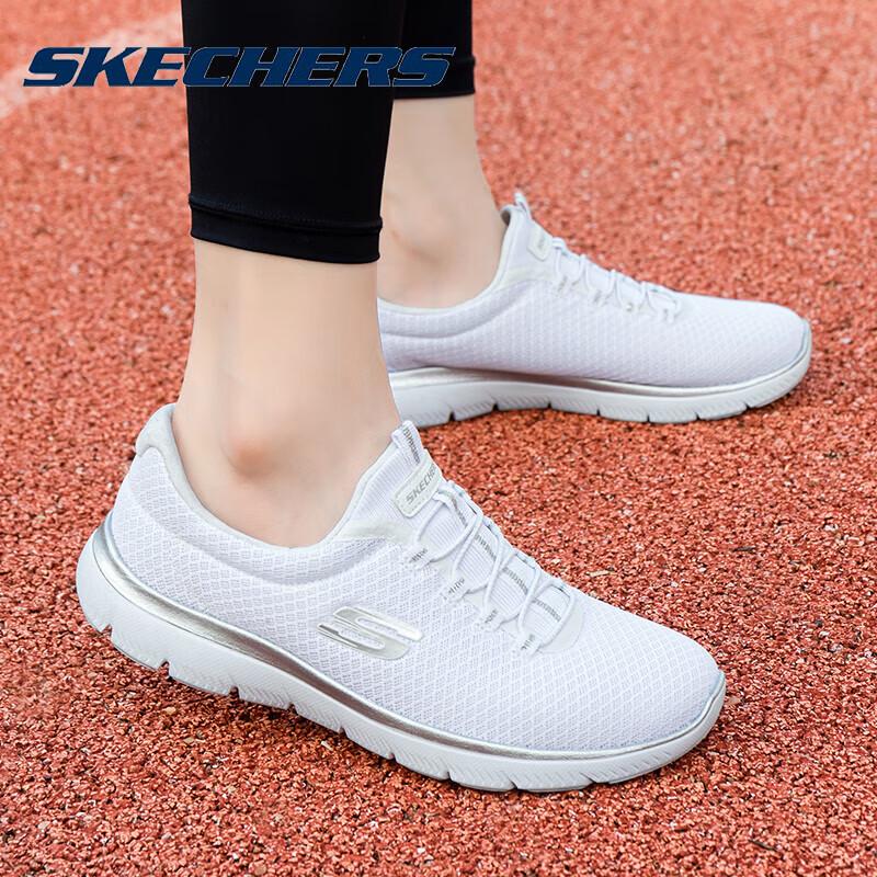 Skechers Женская дышащая легкая повседневная обувь