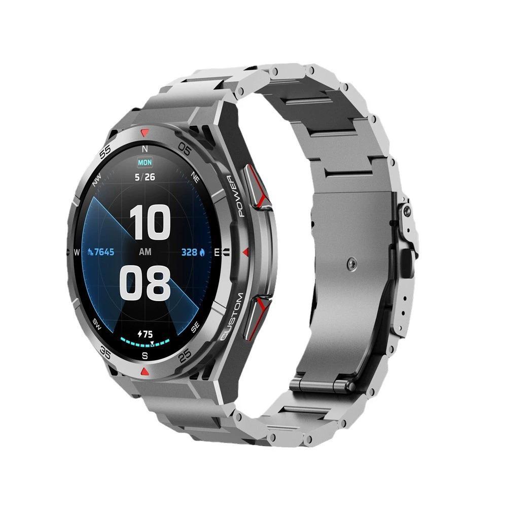 Умные часы Bluetooth Call Dual Band GPS Air Pressure Compass Outdoor Threeproof Mens Bracelet