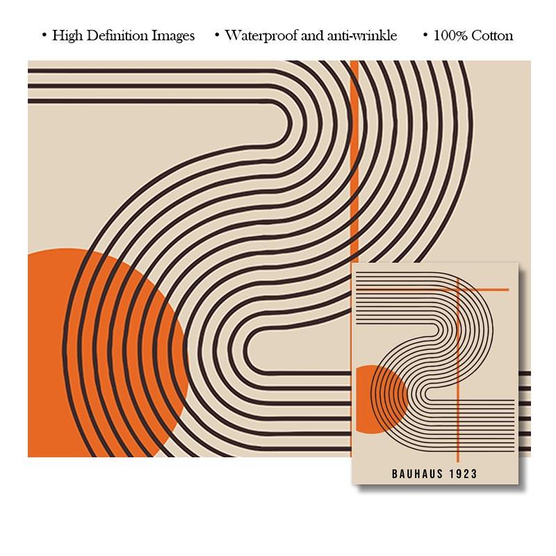 Абстрактные картины на холсте в стиле Баухаус, выставка, архитектурные геометрические постеры и принты, настенные художественные фотографии, украшение для дома, гостиной