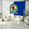 Blackburn Rovers Wall Tapestry Aesthetic Wall Hanging Printed Fabric Blanket Decorative Tapestries for Bedroom Living Room Home Decor