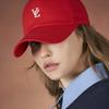 VARZAR Monogram Soft Overfit Ball Cap Red